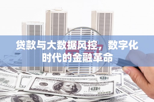 广汉贷款与大数据风控，数字化时代的金融革命