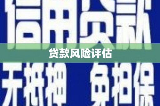 广汉贷款风险评估