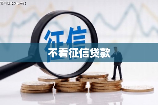 广汉不看征信贷款