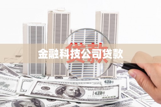 广汉金融科技公司贷款