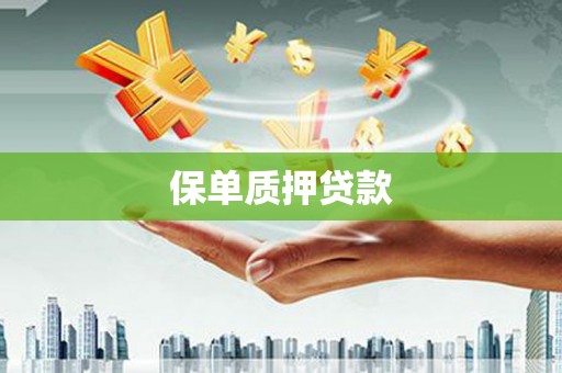 广汉保单质押贷款