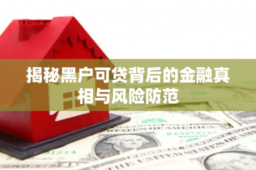 广汉揭秘黑户可贷背后的金融真相与风险防范