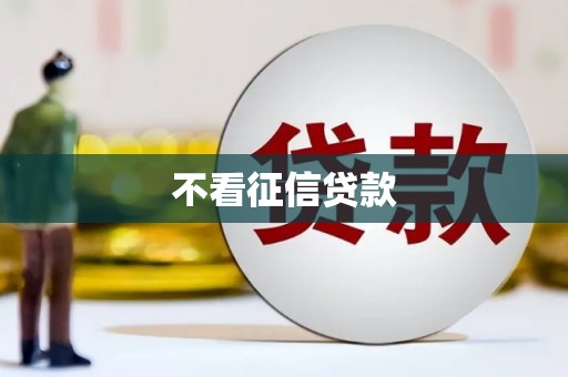 广汉不看征信贷款
