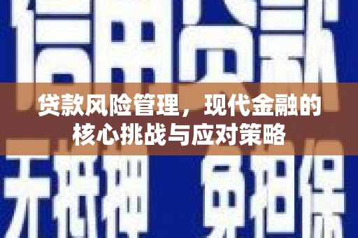广汉贷款风险管理，现代金融的核心挑战与应对策略