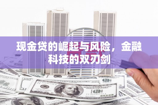 广汉现金贷的崛起与风险，金融科技的双刃剑