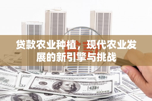 广汉贷款农业种植，现代农业发展的新引擎与挑战