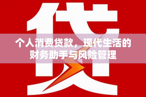 广汉个人消费贷款，现代生活的财务助手与风险管理