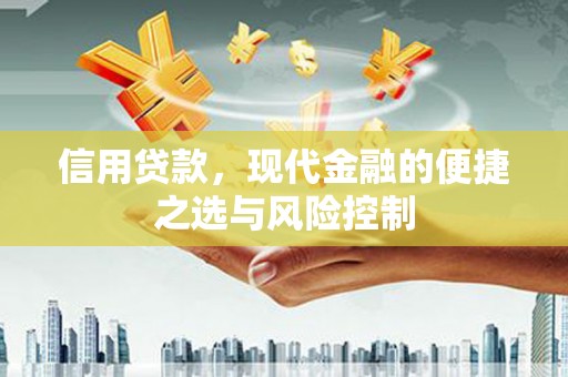 广汉信用贷款，现代金融的便捷之选与风险控制