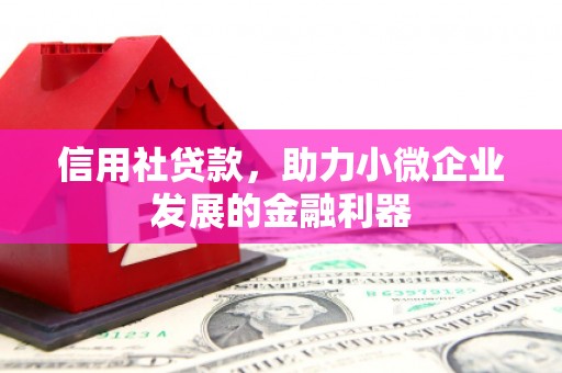 广汉信用社贷款，助力小微企业发展的金融利器