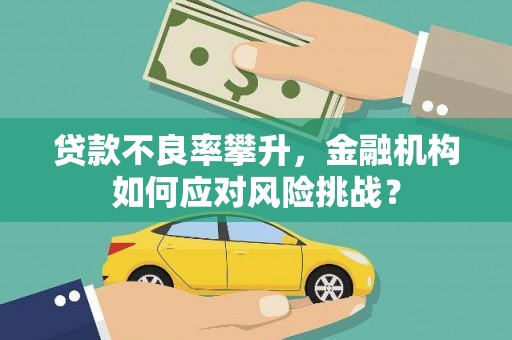广汉贷款不良率攀升，金融机构如何应对风险挑战？