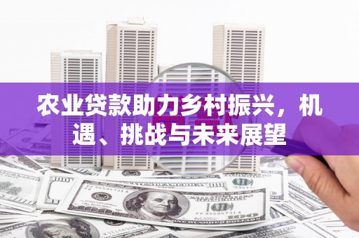 广汉农业贷款助力乡村振兴，机遇、挑战与未来展望