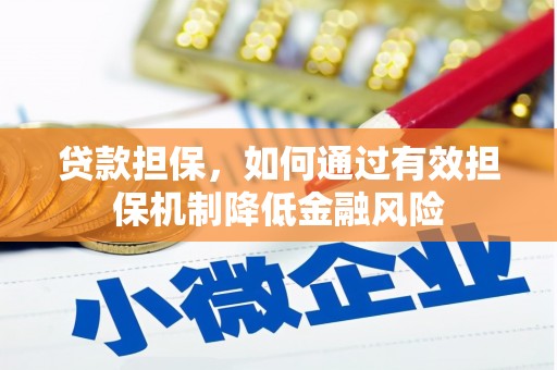 广汉贷款担保，如何通过有效担保机制降低金融风险
