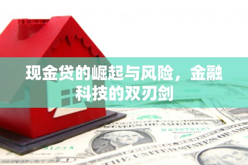广汉现金贷的崛起与风险，金融科技的双刃剑