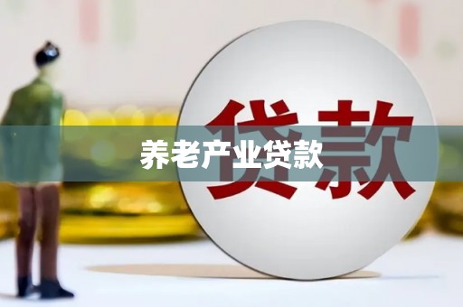 广汉养老产业贷款